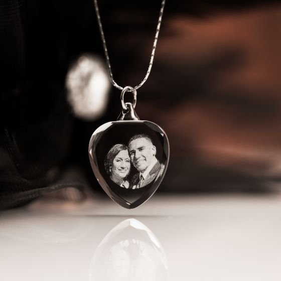 Crystal Heart Necklace - Image 2