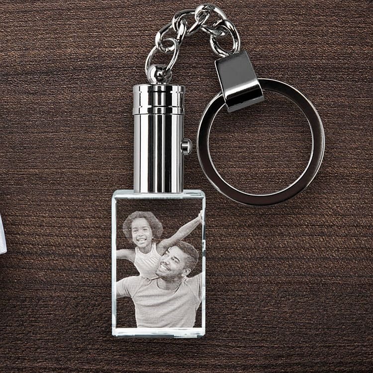Crystal Rectangle Keychain - Image 2