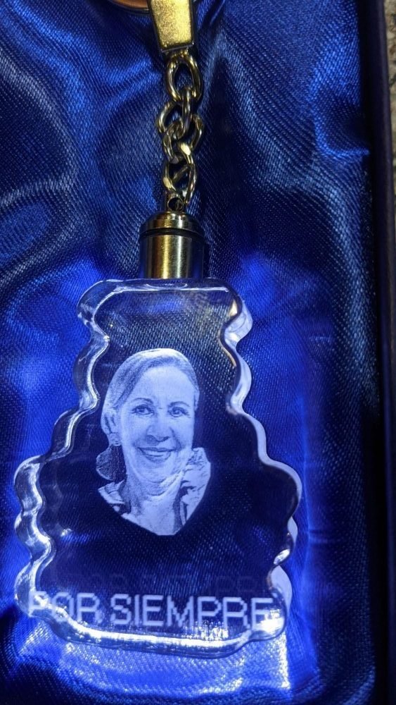 Crystal Tree Keychain
