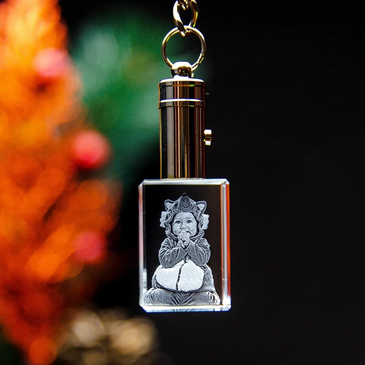Crystal Rectangle Keychain - Image 5
