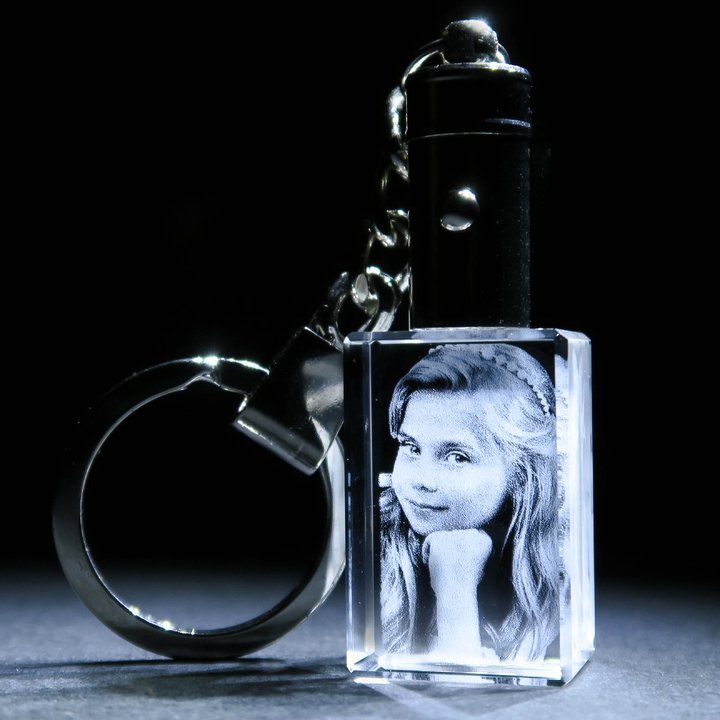 Crystal Rectangle Keychain - Image 4