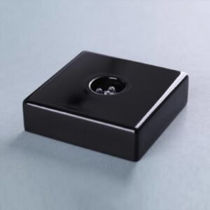 Decorative Black LED Light Base - Medium