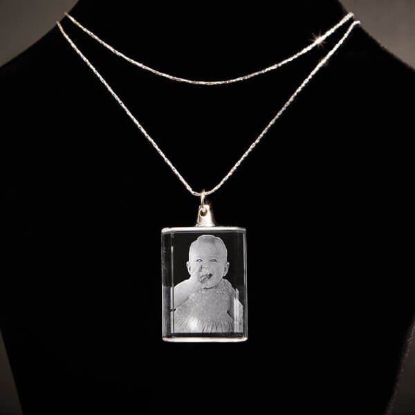 Crystal Rectangle Necklace